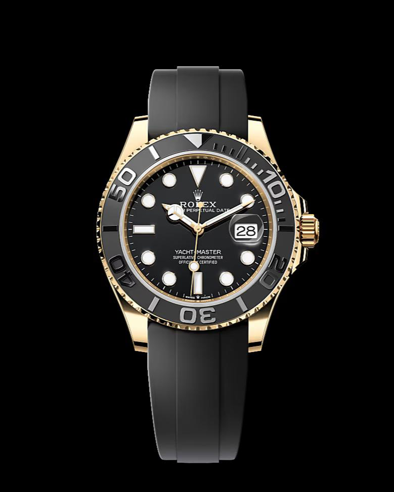 ROLEX Yacht-Master 42  Yellow Gold (Black)