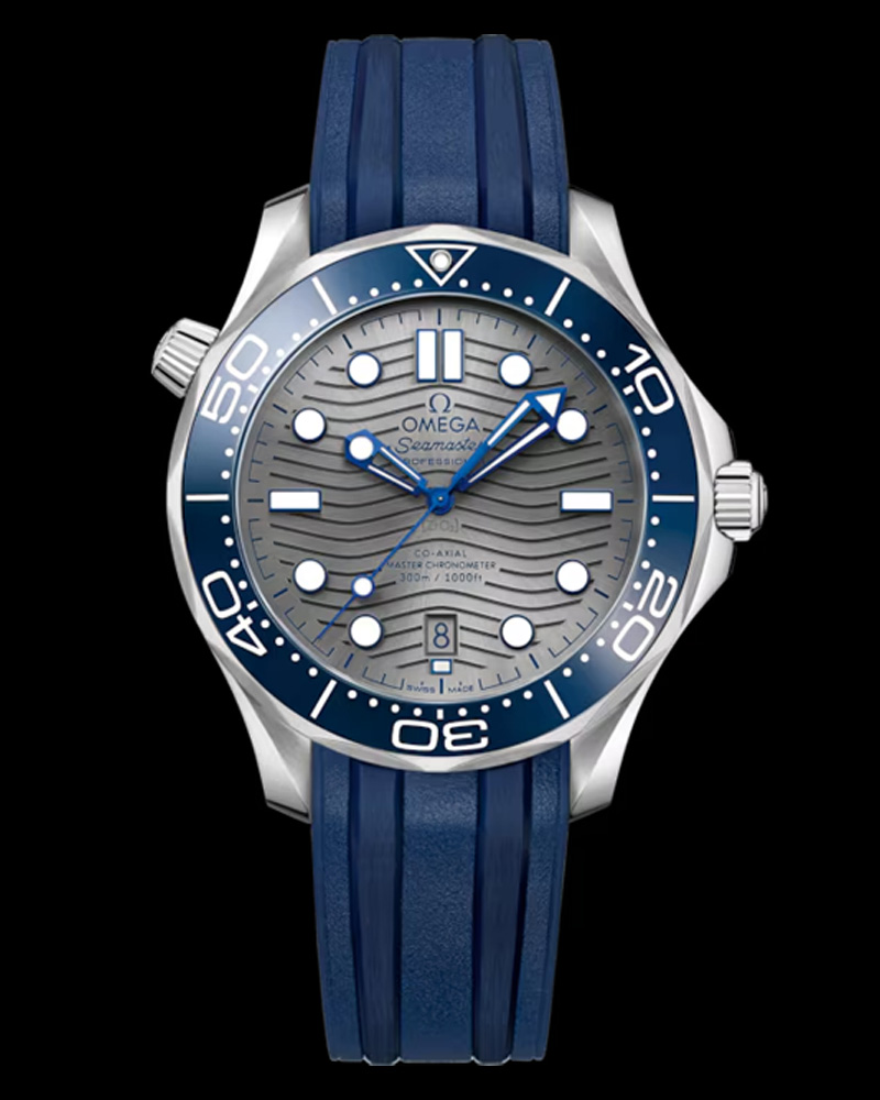 OMEGA Seamaster Diver 300M Steel, Blue Ceramic (Grey)